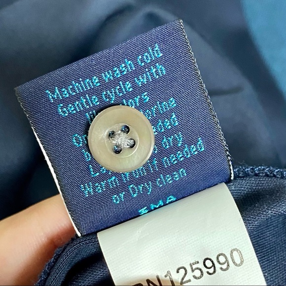 Faconnable Navy Henley Style Shirt - Picture 8 of 8